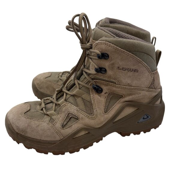 Lowa Zephyr Mid Boots Men’s Size 8 Tan Brown Tactical Desert Shoes main image 9